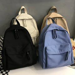 Waterproof Canvas Women Backpack School Bag Backpacks for Teenage