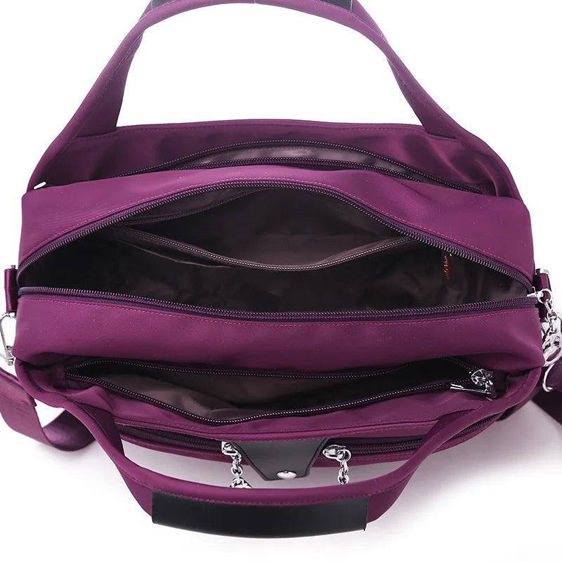 Waterproof Canvas Women's Bag Casual Oxford Handbags Shoulder Messenger Bag