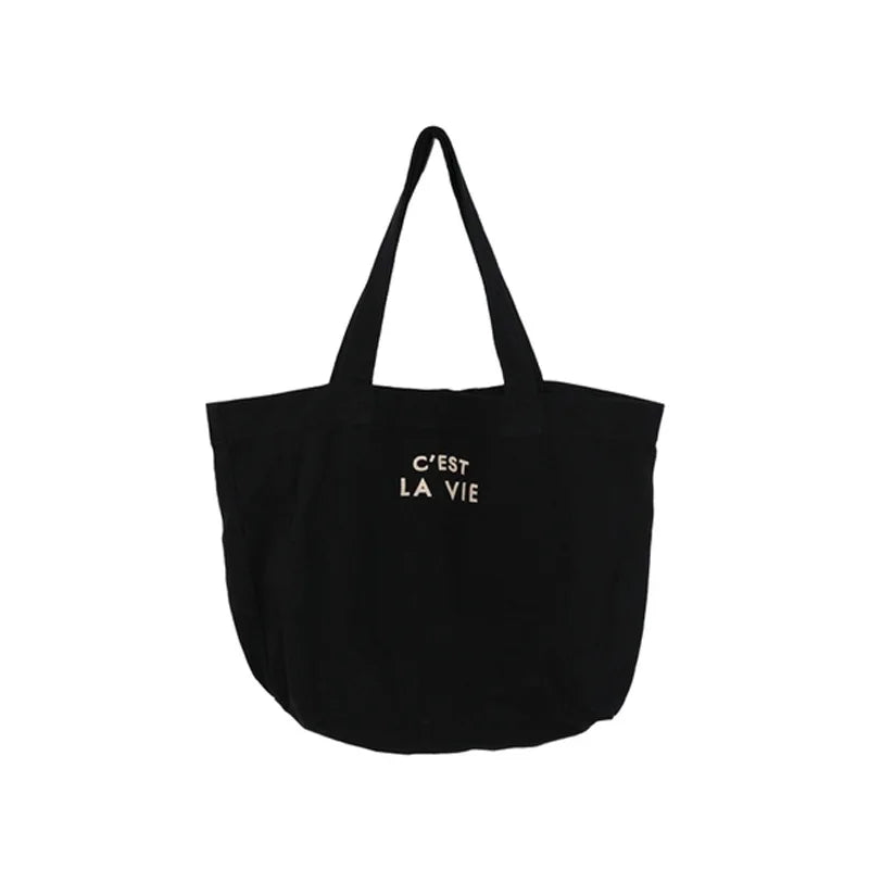 Waterproof Canvas Women's Shoulder Bags Ladies Handbags