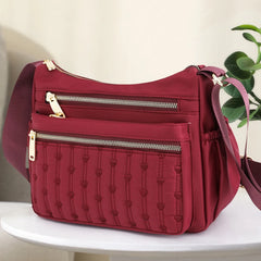 Waterproof Casual Mommy Bags Spring Women Nylon Shoulder Bags Messenger Embroide