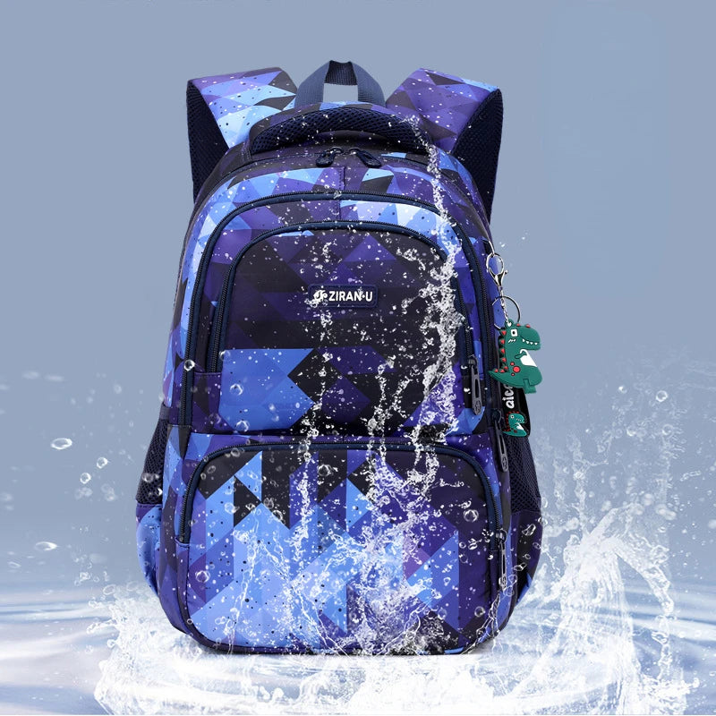 Waterproof Kids School Backpack Orthopedic Book Bag Mochila Infantil