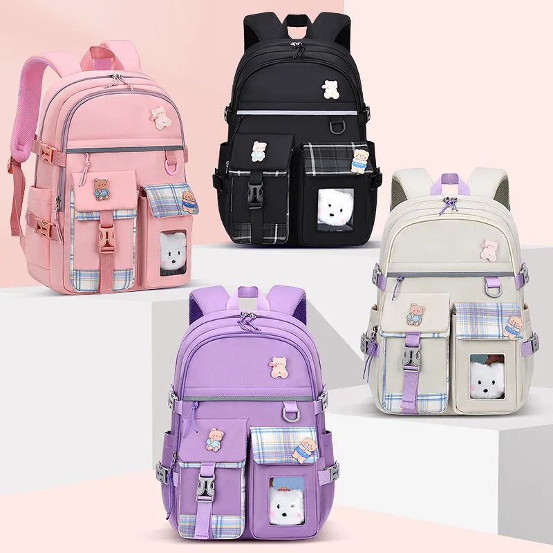 Waterproof Children School Bags Girls boys Teen Orthopedic Backpack