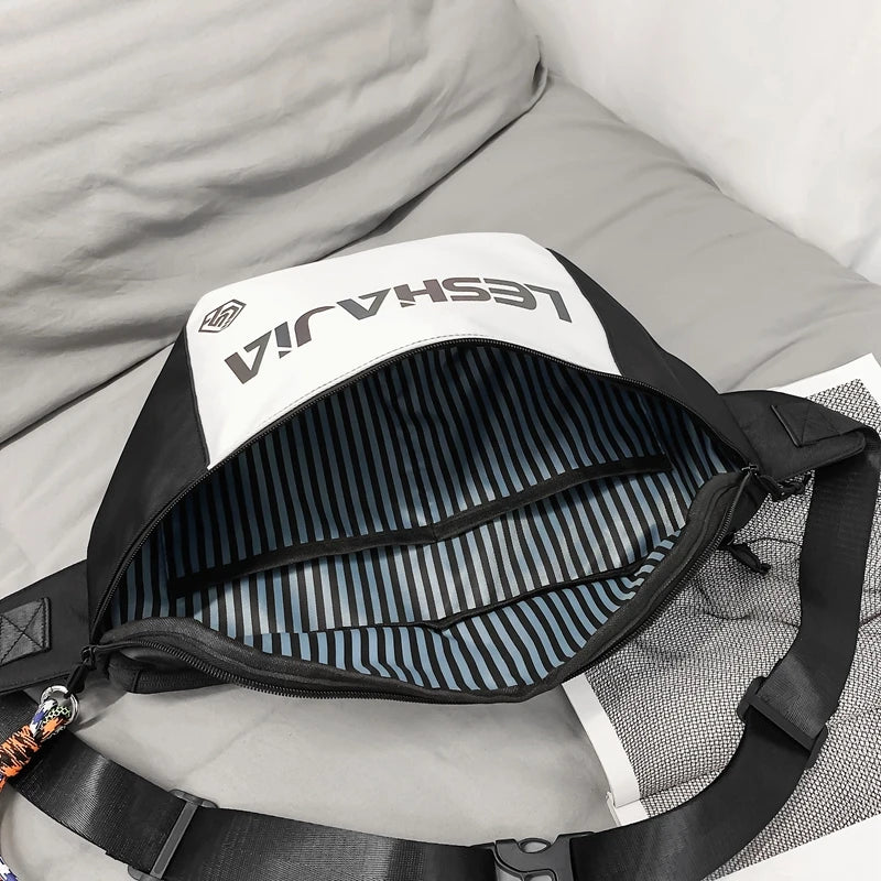 Waterproof Composite Waist Bag For Men Unisex Reflective Outdoor Chest Bag