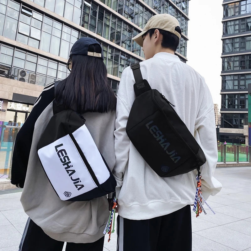 Waterproof Composite Waist Bag For Men Unisex Reflective Outdoor Chest Bag