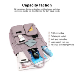 Waterproof Crossbody Bags Casual Nylon Lady Handbags Large Capacity
