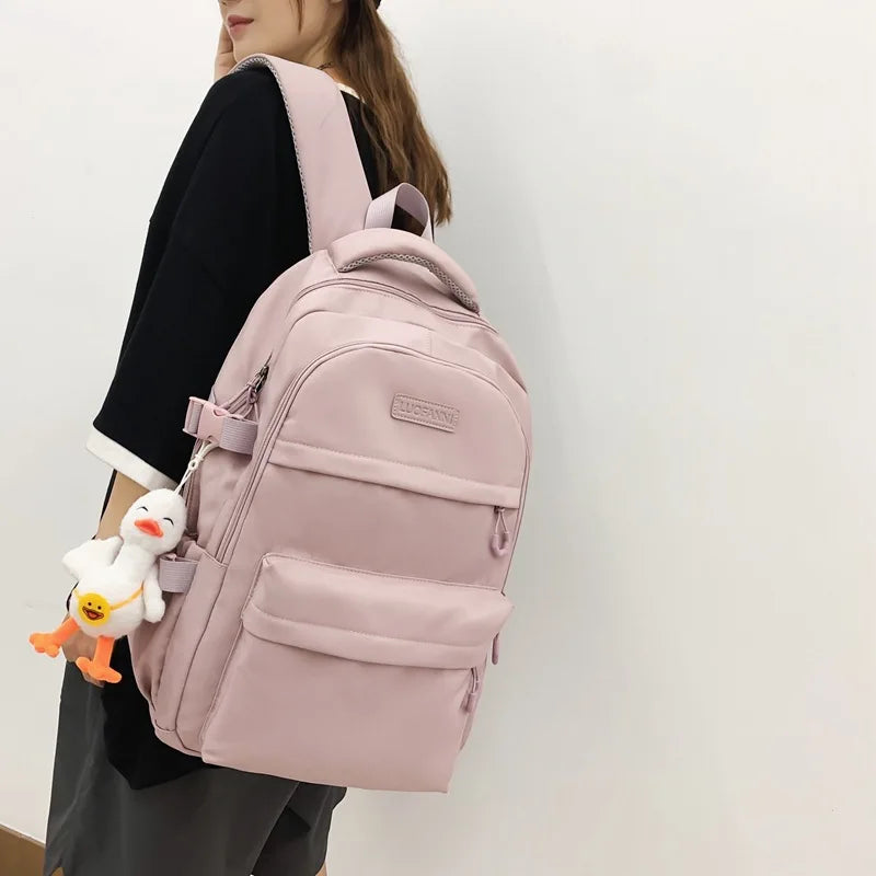 Waterproof Backpack Women's Bag Schoolbag for Girls Outdoor Travel