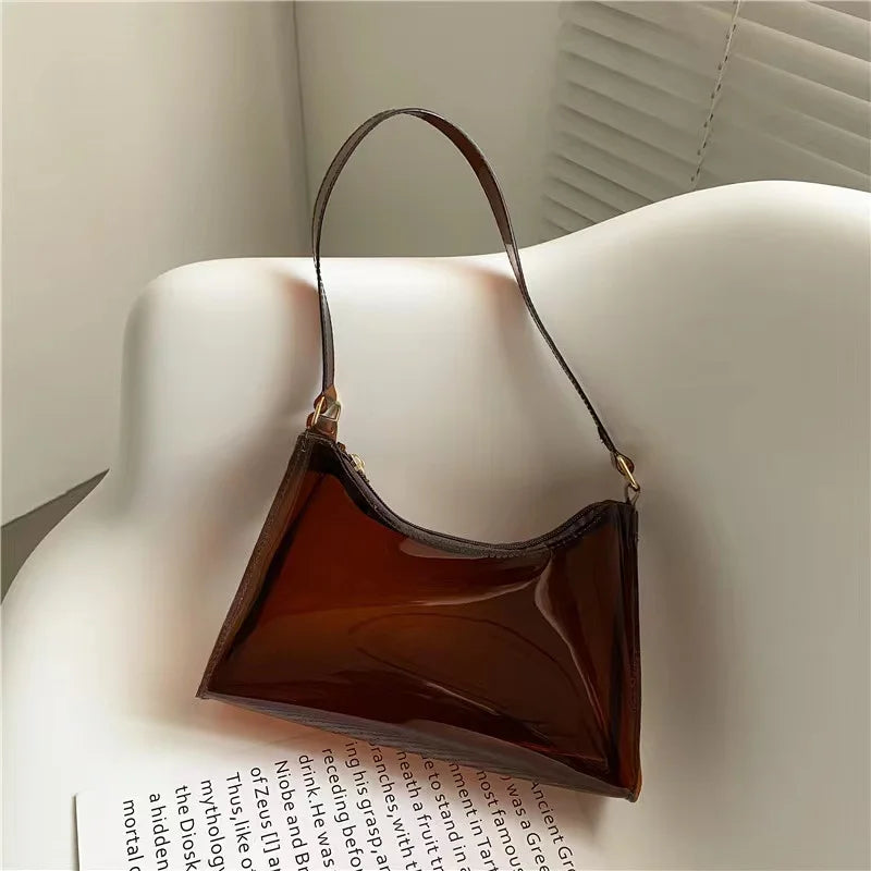 Waterproof Transparent Bags Women Handbags PVC Purse Single Shoulder PVC Handbag