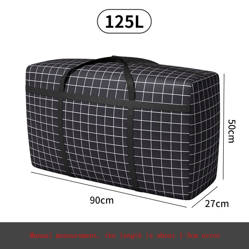 Waterproof Foldable Duffle Bag Travel Clothes Storage Bags Zipper