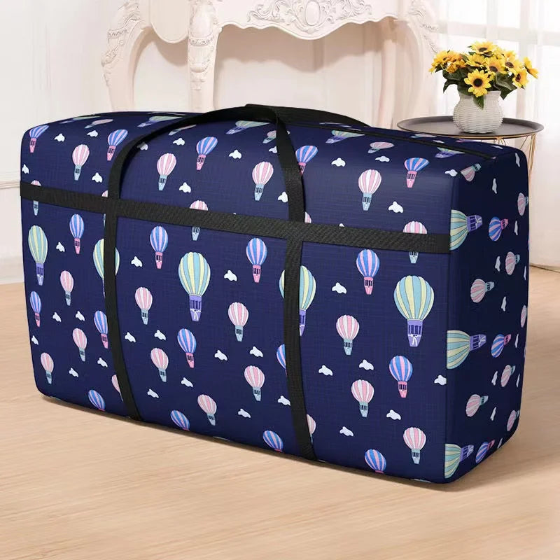 Waterproof Foldable Duffle Bag Travel Clothes Storage Bags Zipper