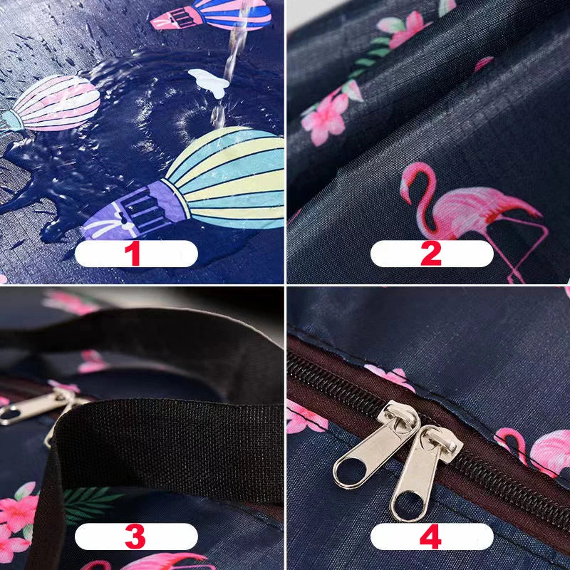 Waterproof Foldable Travel Bag Thick Clothes Storage Large Capacity Duffle Bag