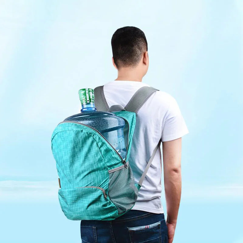 Waterproof Foldable Sport Backpack Adult Child Camping Double Shoulder Bag