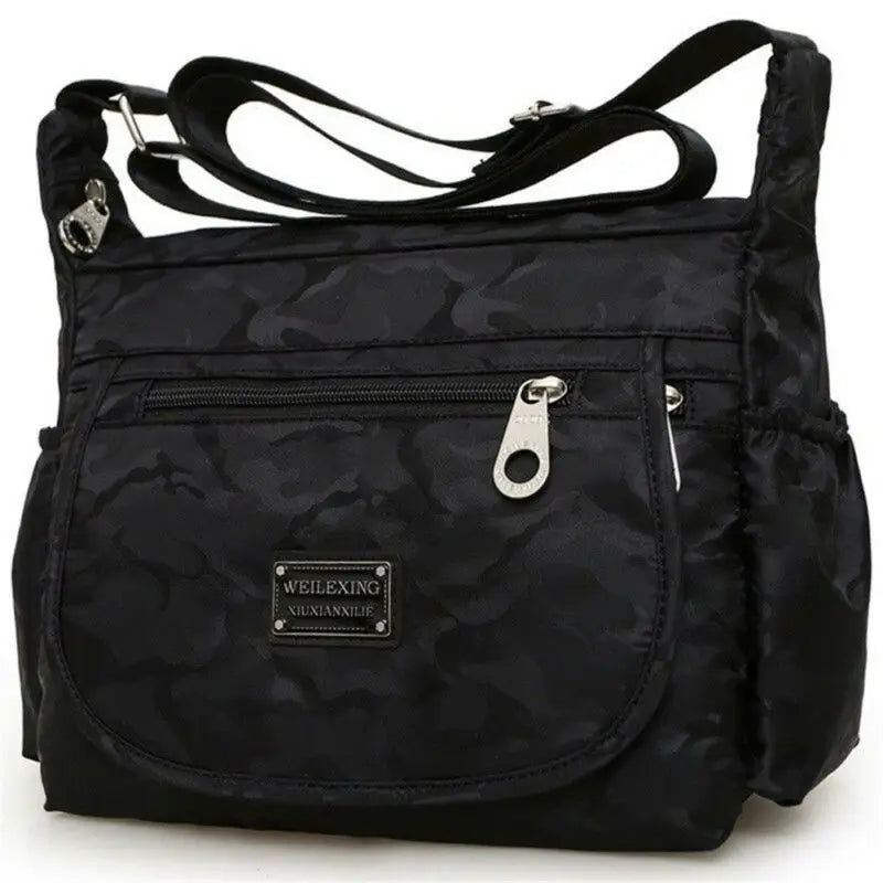Waterproof Handbag Single-shoulder Nylon Purse Travel Lady