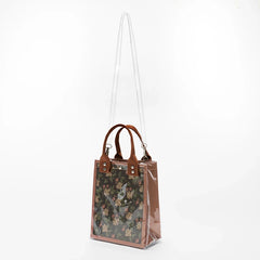 Waterproof Jelly Tote Bag Women Eco Friendly Clear PVC Handbag
