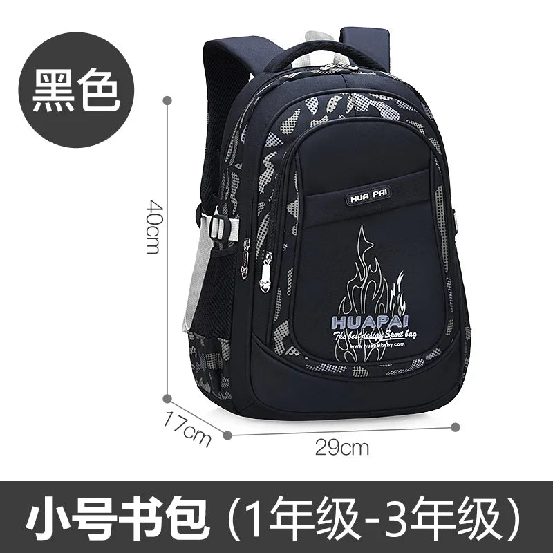Waterproof Kids Backpack School Bags For Boys Large Orthopedic Primary Book Bag