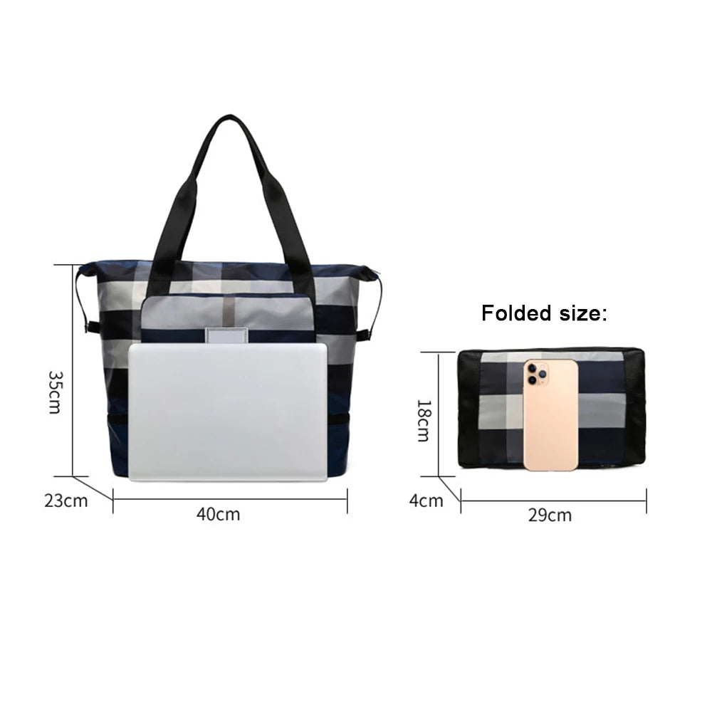 Waterproof Duffel Tote Bag Crossbody Women Travel Lightweight