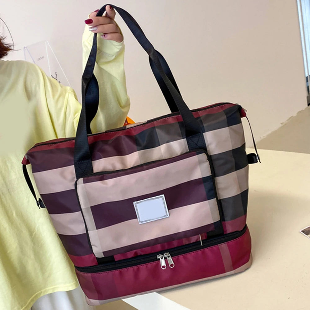 Waterproof Duffel Tote Bag Crossbody Women Travel Lightweight