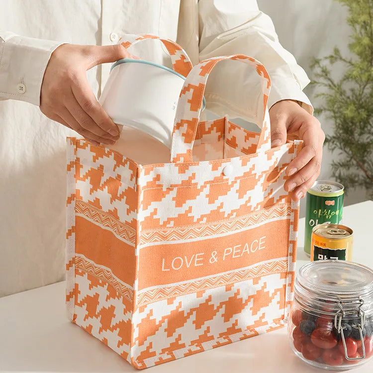 Waterproof Lunch Bag Office Thermal Tote Hiking Picnic Storage Pouch