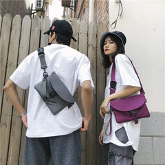 Waterproof Man Waist Bag Couples Chest Pack Outdoor Sports Crossbody Bag