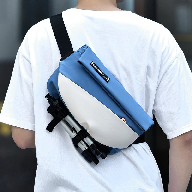 Waterproof Man Waist Bag Fanny Pack Chest Outdoor Sports Crossbody Bag