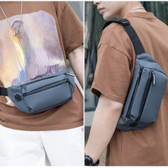 Waterproof Man Waist Bag Fanny Pack Chest Pack Outdoor Sports