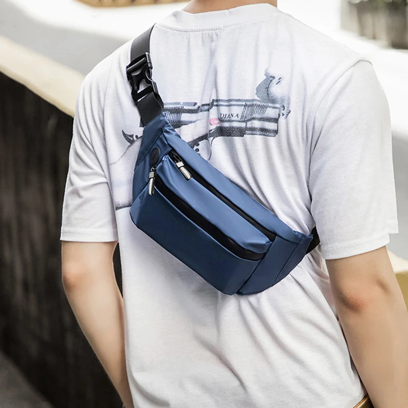 Waterproof Waist Bag Chest Pack Outdoor Fitness Crossbody Travel Bum Belt Bag