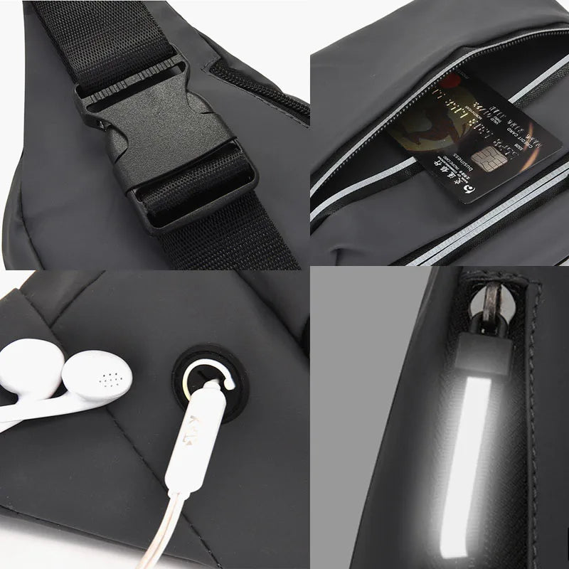 Waterproof Waist Chest Bag Outdoor Crossbody