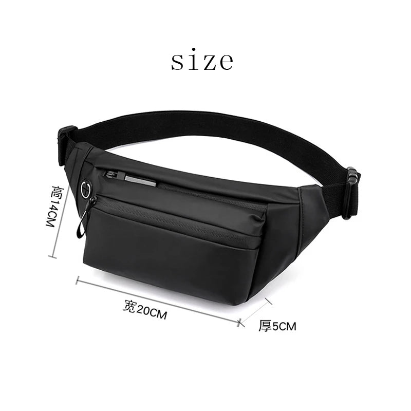 Waterproof Waist Bag Fanny Pack Outdoor Crossbody Bag
