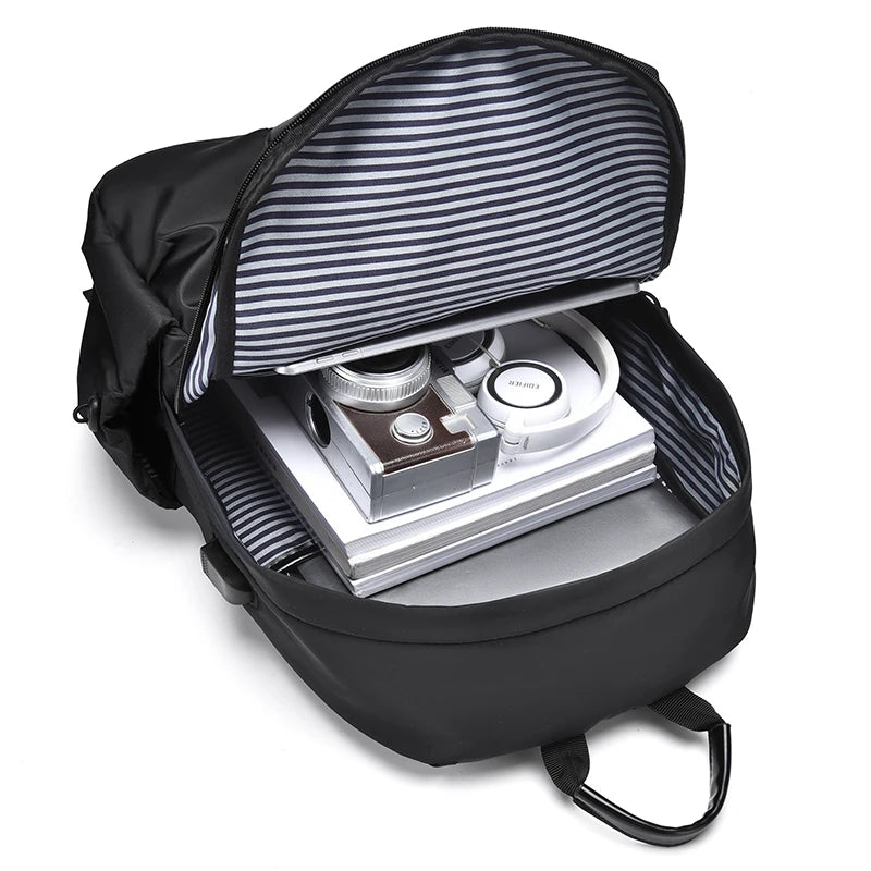 Waterproof Men 15.6'' Laptop Backpack Anti Theft Large Capacity School Bag