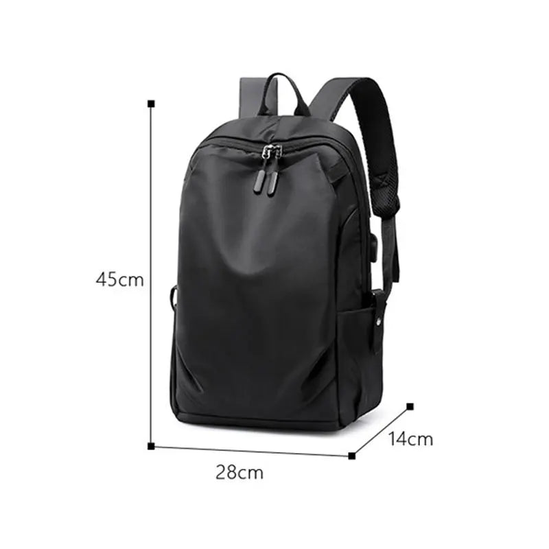Waterproof Men Backpack USB Charging Large Capacity Teenager Boys Travel Rucksac