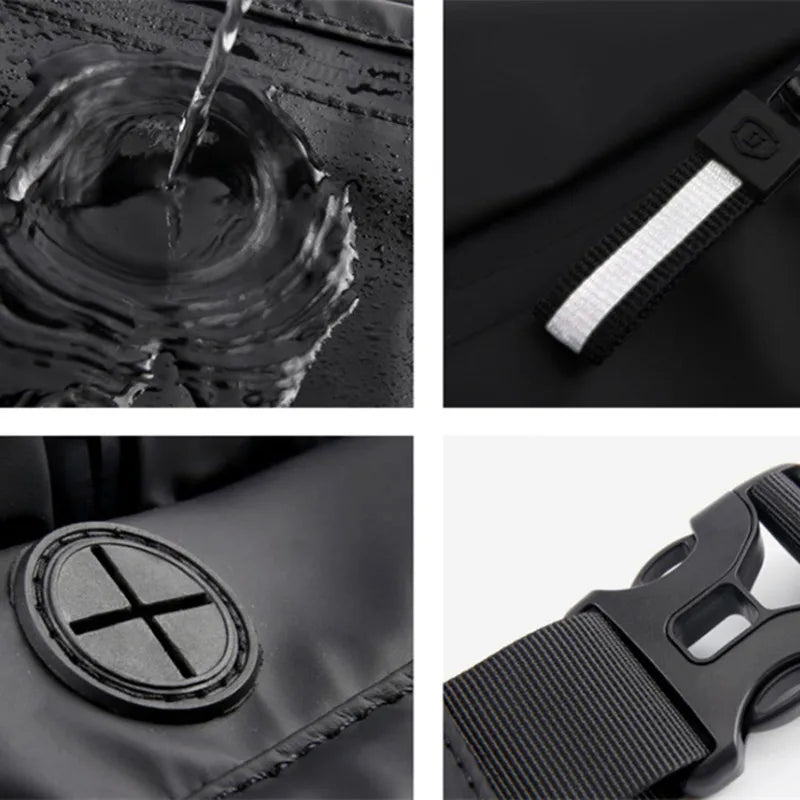 Waterproof Men Waist Bag Fanny Pack Chest Bags Outdoor Sports Crossbody Bags