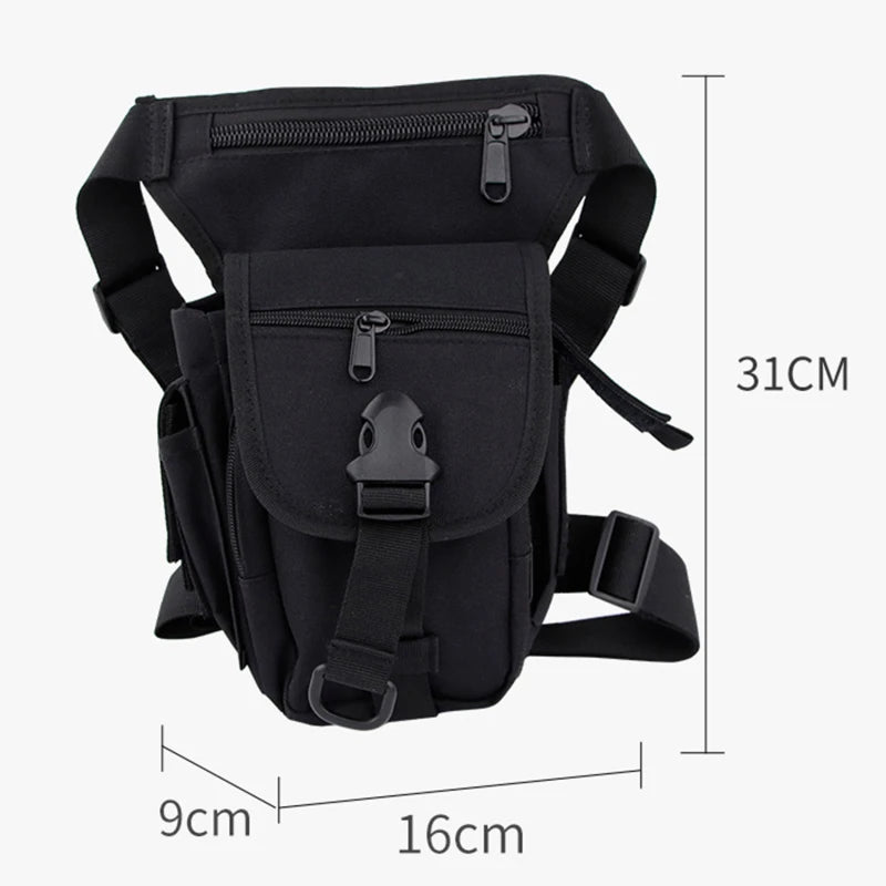 Waterproof Tactical Leg Bag Men Fanny Thigh Pack