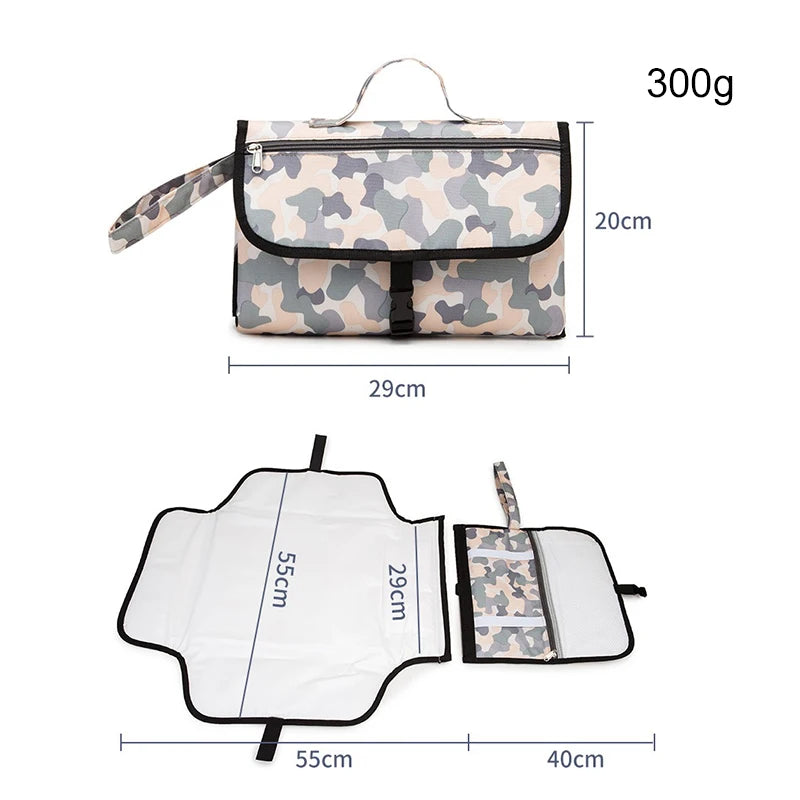 Waterproof Diaper Changing Bag Pad Baby Mom Clean Hand Folding Mat