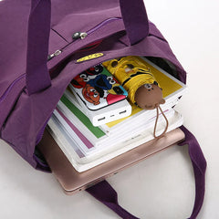 Waterproof Nylon Bag Large Capacity Women Shopping Bag Casual Ladies