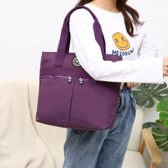 Waterproof Nylon Bag Large Capacity Women Shopping Bag Casual Ladies