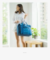 Waterproof Nylon Bag Women Travel Bag Large Capacity Weekend Travelbags