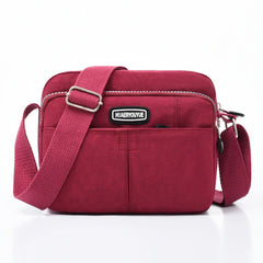 Waterproof Nylon Crossbody Bags For Women Handbags Tote Travel Beach Top-handle