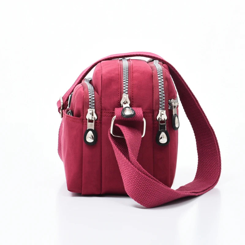 Waterproof Nylon Crossbody Bags For Women Handbags Tote Travel Beach Top-handle