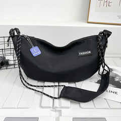 Waterproof Nylon Dumpling Bag Women Waist Bag Large-capacity Pouch Bags