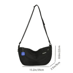 Waterproof Nylon Dumpling Bag Women Waist Bag Large-capacity Pouch Bags