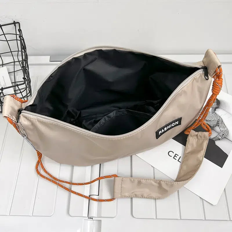 Waterproof Nylon Dumpling Bag Women Waist Bag Large-capacity Pouch Bags
