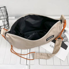 Waterproof Nylon Dumpling Bag Women Waist Bag Large-capacity Pouch Bags