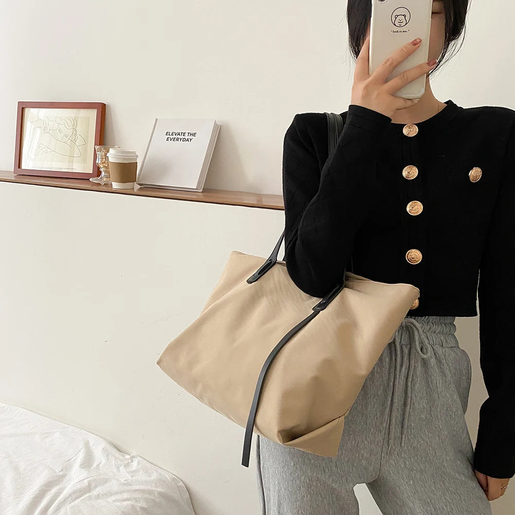 Waterproof Nylon Girl Shoulder Hand Bag Large Capacity Crossbody Bags