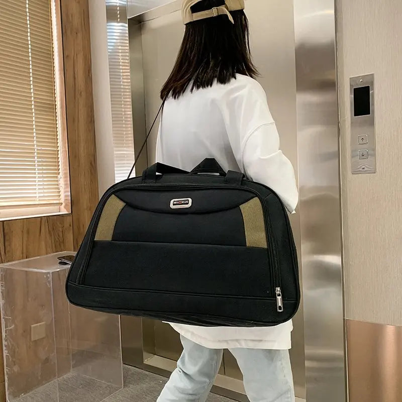 Waterproof Nylon Large Capacity Travel Bag Weekend Duffle Outdoor Shoulder Bag