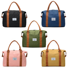 Waterproof Nylon Travel Bag Large Capacity Tote Handbag Weekend Duffle