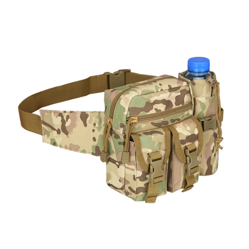 Waterproof Nylon Men Fanny Pack Tactical Army Waist Bag