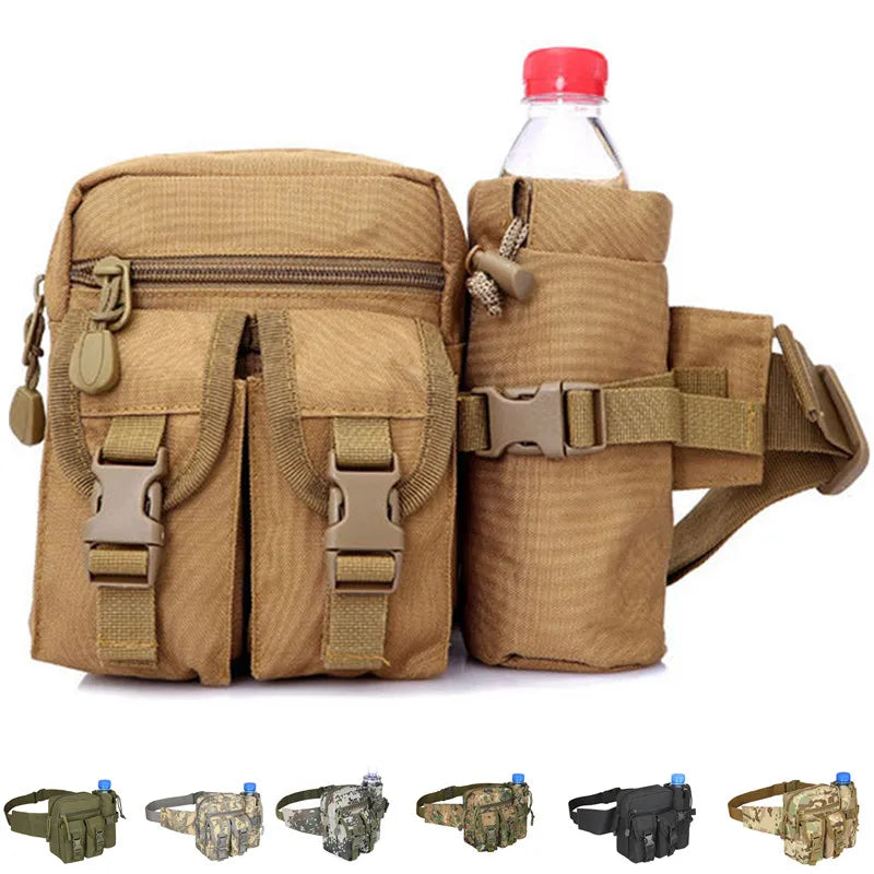 Waterproof Nylon Men Fanny Pack Tactical Military Army Waist Bag
