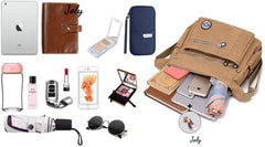 Waterproof Nylon Shoulder Bags Canvas Messenger Bag For Women Female Crossbody B