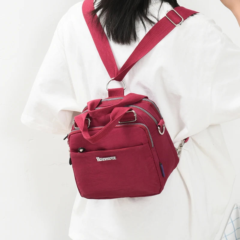 Waterproof Nylon Shoulder Bags For Women Casual Tote Crossbody