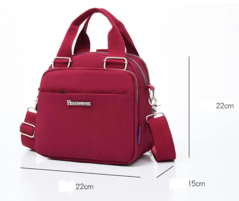 Waterproof Nylon Shoulder Bags For Women Casual Tote Crossbody