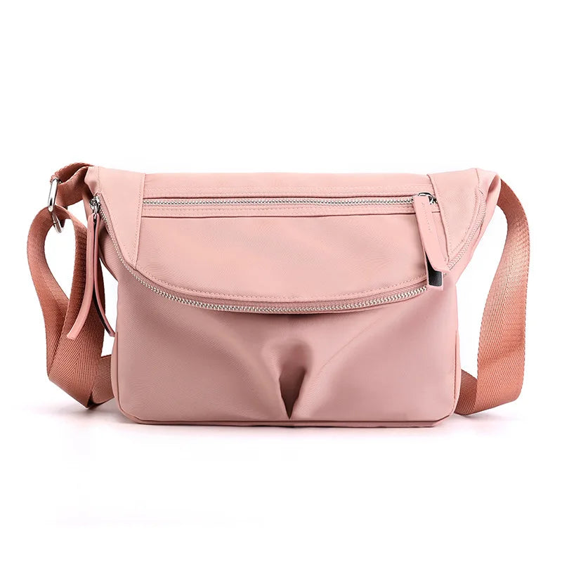 Waterproof Nylon Shoulder Bags Women Casual Small Crossbody Messneger Bags